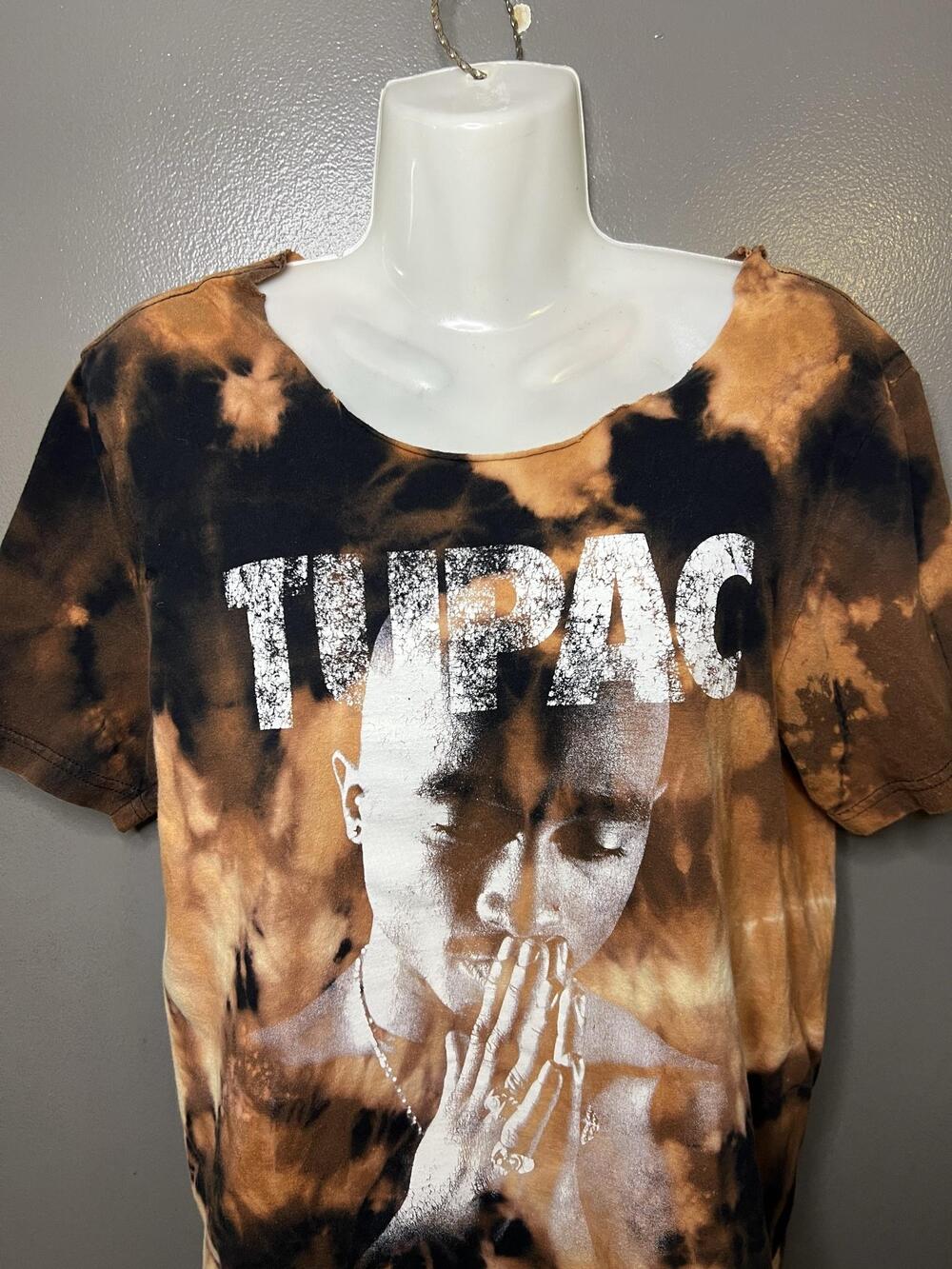 Super Mario Shirt Mens Small Brown Tie Dye Wario Luigi Graphic Tee Nintendo